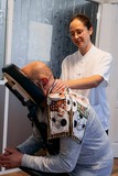 Shiatsu sur chaise Hélène Stinus